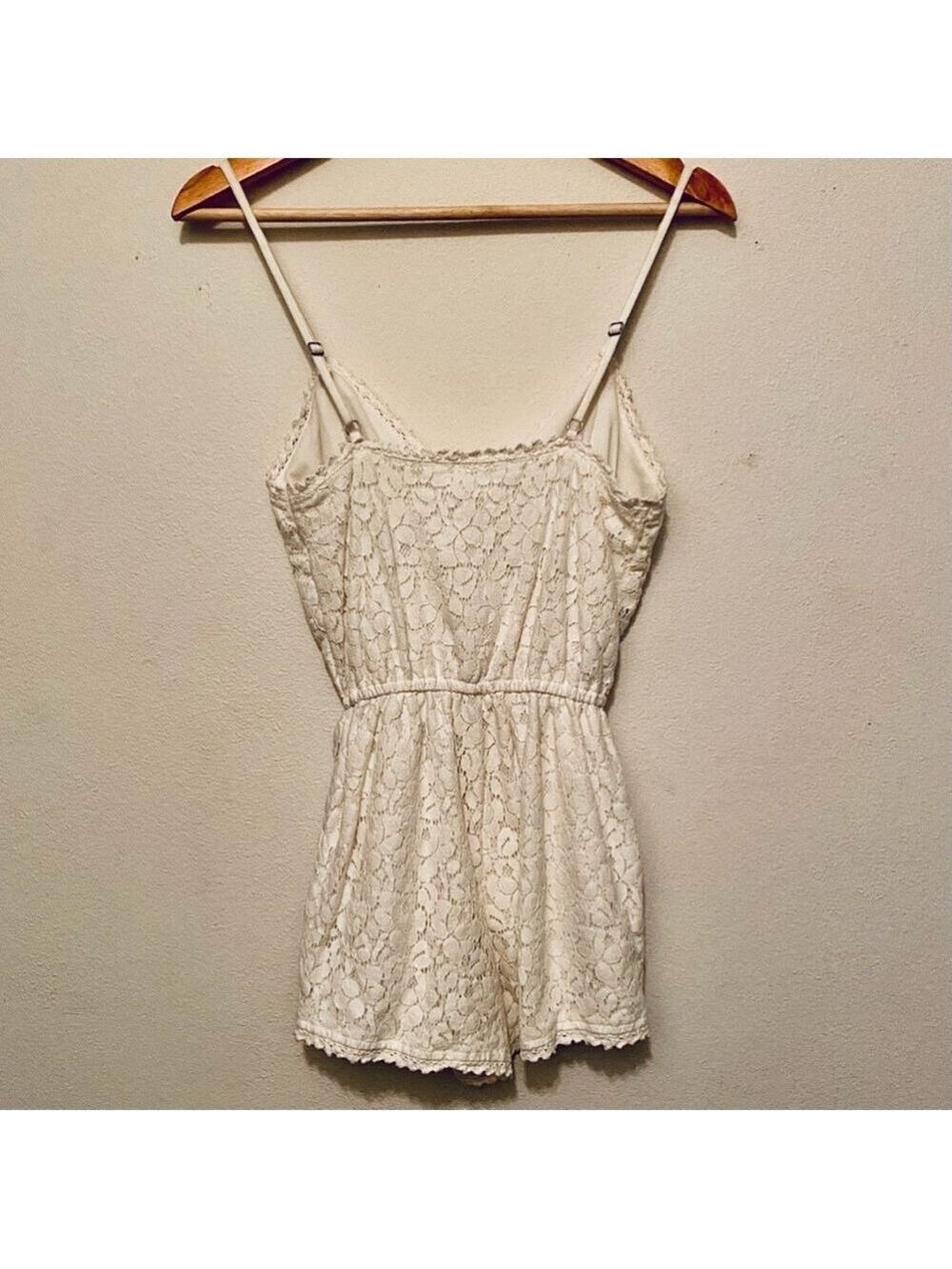 Full Tilt White Lace Romper Extra Small - Picture 8 of 9